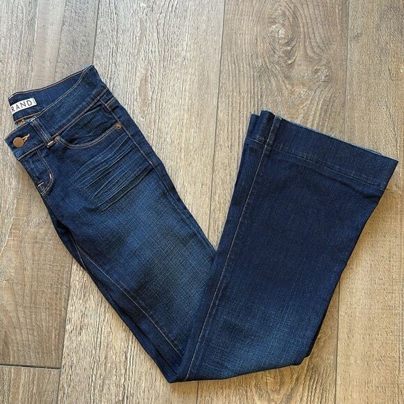 J Brand Denim - Vintage Y2K 00’s J Brand Dark Indigo Wash Low Rise Flare Jeans